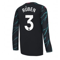 Manchester City Ruben Dias #3 Tredjedrakt 2023-24 Langermet